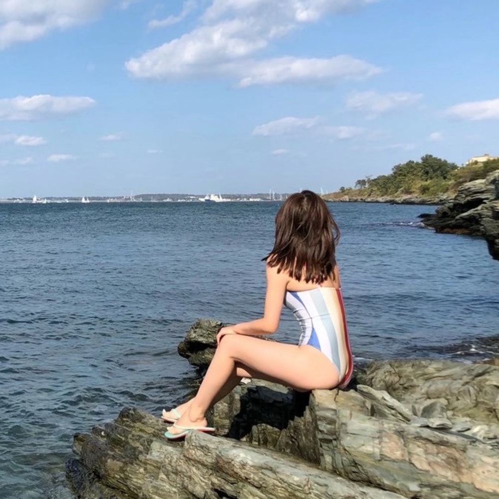 Reformation one piece bathing suit